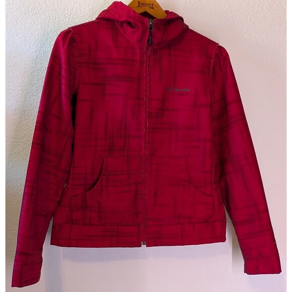 Columbia women's jacket Full Zip Size M Medium Red (705) - Picture 1 of 3